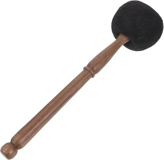 Uonlytech Felt Head Singing Bowl Mallet with Wooden Handle 11.02 Inch for Meditation Sound Therapy Tibetan Sound Bowl Accessory - Bloomnest