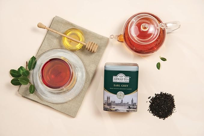 Ahmad Tea English Scene Caddy Earl Grey, 3.5-Ounce Tins (Pack of 6) - Bloomnest