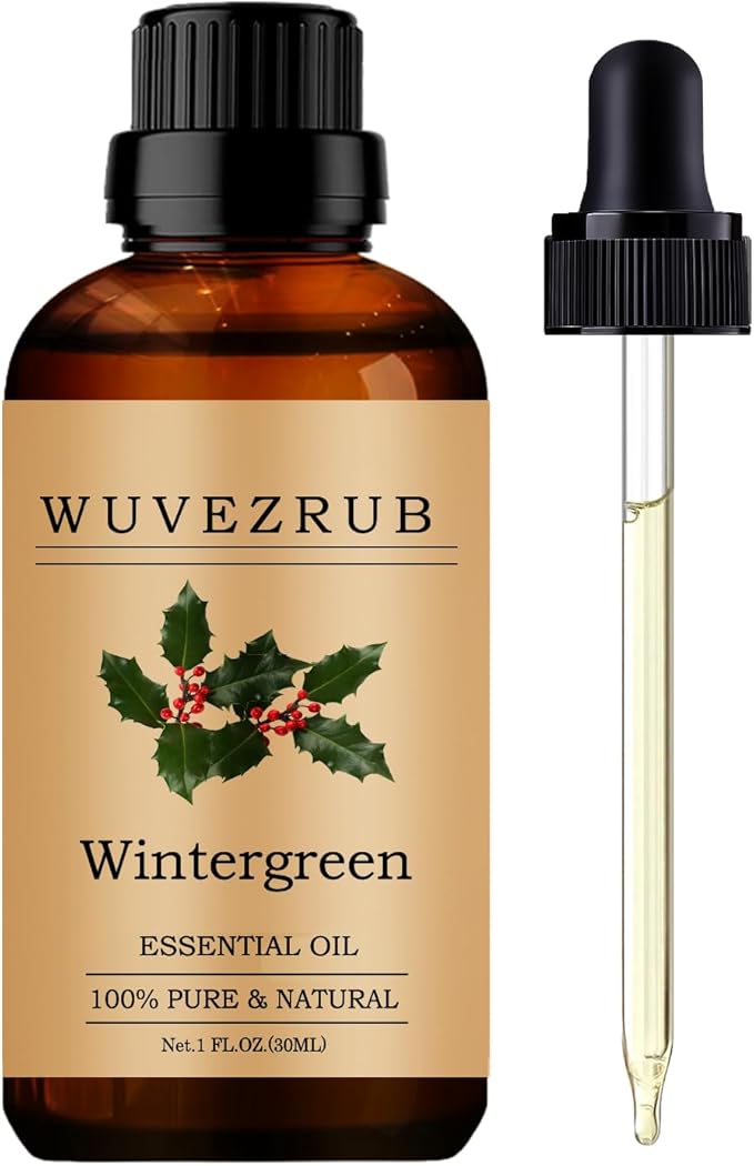 Wintergreen Essential Oils, 30ML Pure and Natural Essential Oil for Aromatherapy Diffuser - Wintergreen / 1 Fl Oz - Bloomnest