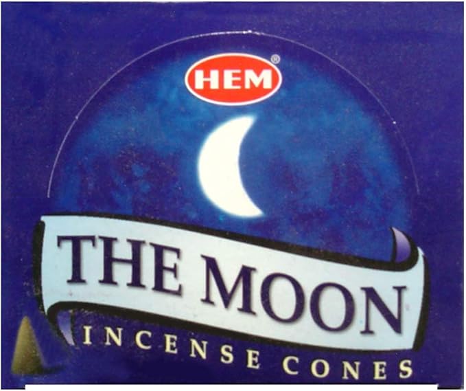 The Moon Incense Cones and Cone Incense Burner Bundle Insence Insense Hem Incense TRUMIRI