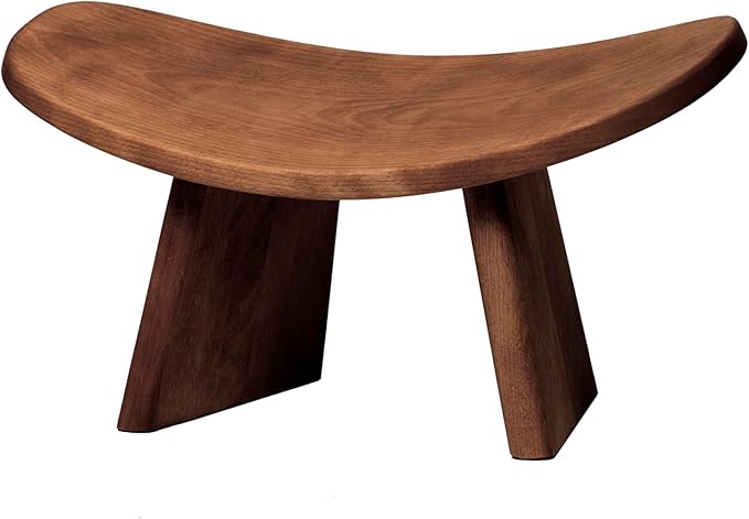 Meditation Bench IKUKO Original, Portable Version with Bag, Locally Handmade Wooden Kneeling Ergonomic Seiza Seat, Prana Yoga - 2 Colors, 3 Height Sizes - Bloomnest