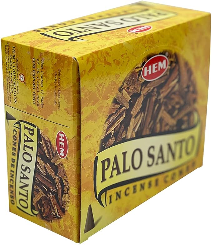 Palo Santo Incense Cones and Burner Holder Bundle from Hem Incense Trumiri for Smudging and Aroma TRUMIRI