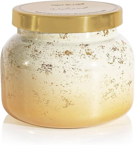 Capri Blue Glimmer Jar Candles - Luxury Holiday Scented Candles for Home - Long Lasting Soy Wax Blend - Scented Holiday & Home Decor - Volcano Oversized Signature Jar (28 oz) - Bloomnest