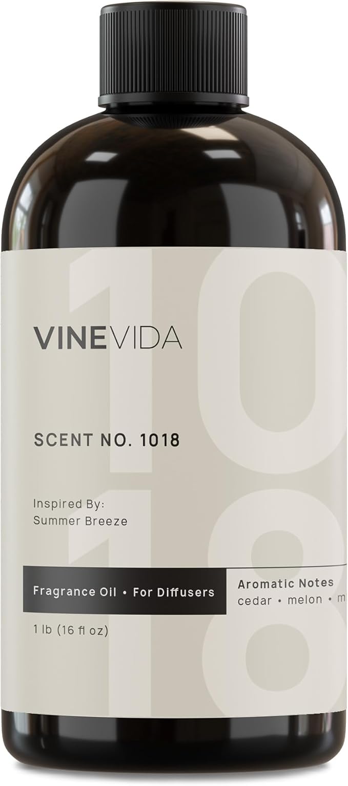 VINEVIDA (16oz) Hotel Fragrance Collection Diffuser Oil - Hotel Scents Diffusers for Home - Cold Air Diffuser Oil - Hotel Scent Essential Oil - Scent No.1018 Inspired by Ritz Carlton Hotel VINEVIDA