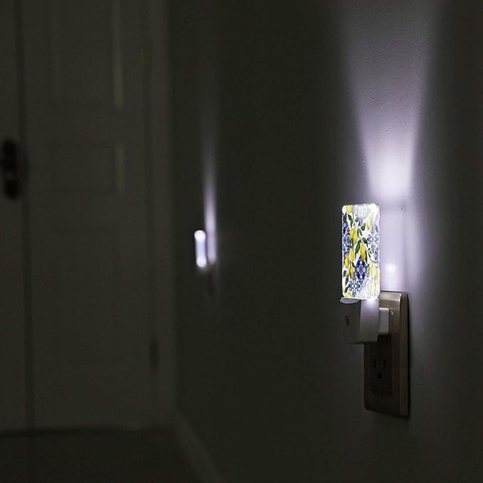 Led Night Light, Lemon Decorative Plug in Nightlights,with Smart Auto Dusk to Dawn Night Light for Bedroom, Kitchen, Nursery, Bathroom - Bloomnest