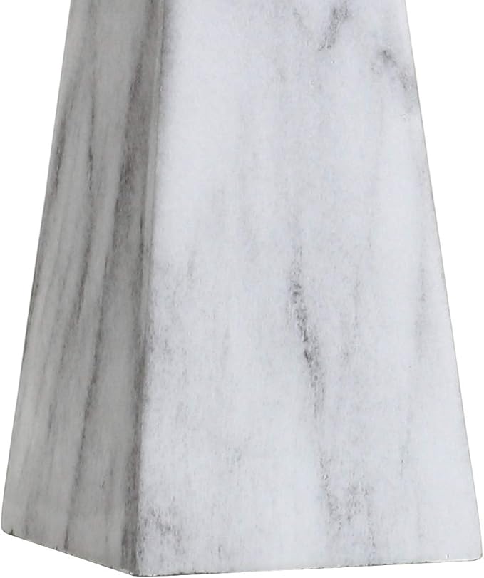 JONATHAN Y JYL1037A Owen 20.5" Resin LED Table Lamp, Contemporary, Office, Living Room, Family Room, Dining Room, Bedroom, Hallway, White Marble Finish - Bloomnest