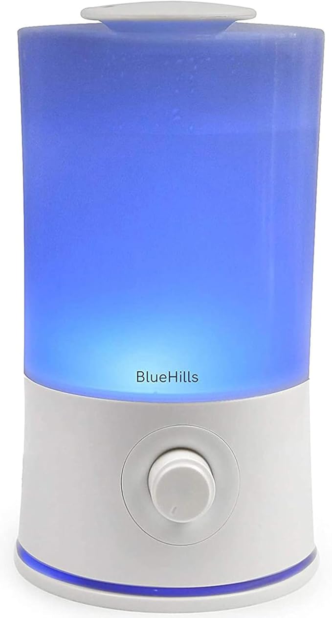 BlueHills Premium 2000 ML XL Large Essential Oil Diffuser Aromatherapy Humidifier for Large Room Home 40 Hour Run Huge Coverage Area 2 Liter Extra Large Capacity Huge Diffuser High Mist White E001 - Bloomnest