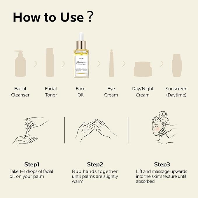 ZealSea Superfood Antioxidant Face Oil: Facial Oil with Antioxidant Rich Plant-Based Oils Hydrating and Smooth Dry Skin Care Gua Sha Massage Skin Therapy Oil for Women Men, 1 Fl Oz (Pack of 2) - Bloomnest