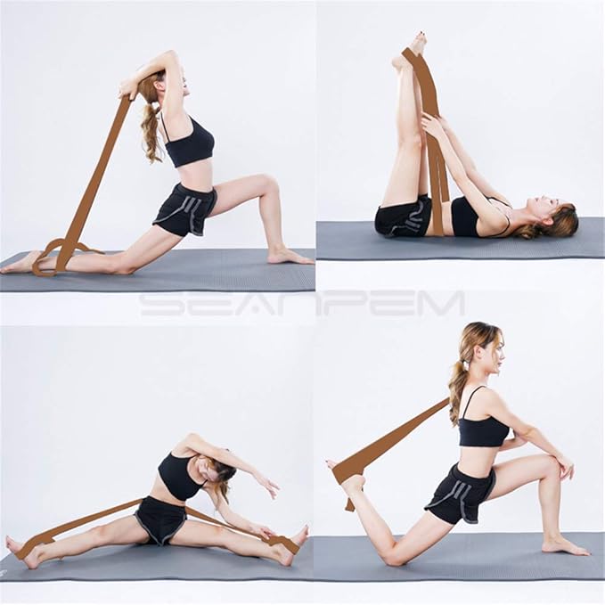 Adjustable Leg Stretcher Lengthen Ballet Stretch Band - Easy Install on Door Flexibility Stretching Leg Strap Great Cheer Dance Gymnastics Trainer Stretching Equipment Taekwondo Training - Bloomnest