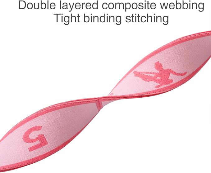 Adjustable Stretch Strap for Kids, 8-Loop Elastic Resistance Band for Children Gymnastics, Ballet Dance, Yoga, Stuff，Pilates & Flexibility Training, Home Exercise Equipment for Girls - Bloomnest
