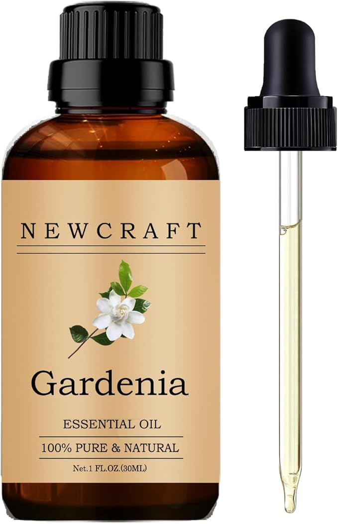 Gardenia Essential Oils, 100% Pure and Natural Essential Oil for Aromatherapy Diffuser - Gardenia/1 Fl Oz NewCraft