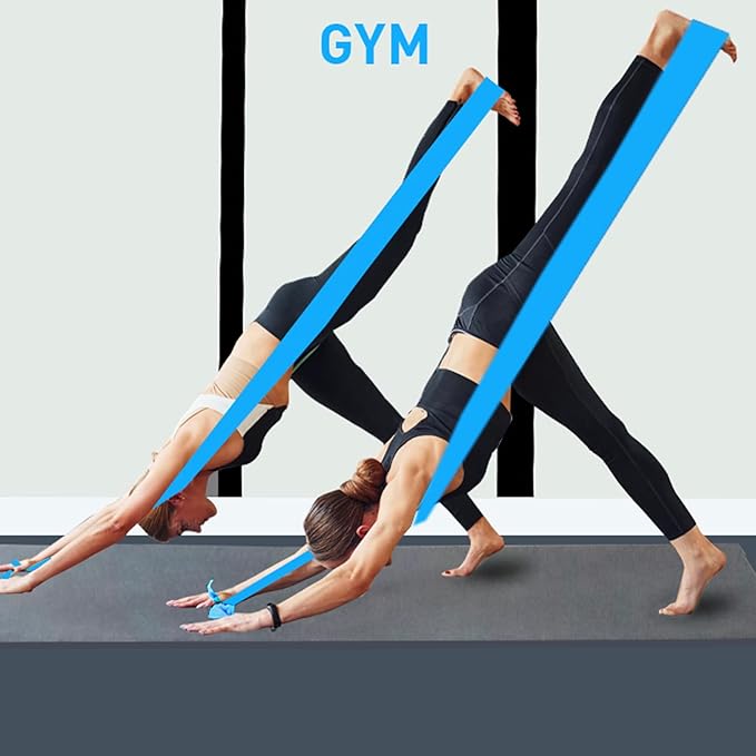 Resistance Bands,Professional Long Non-Latex Elastic Stretch Bands,Exercise Bands for Physical Therapy, Yoga, Pilates, Rehab, at-Home or The Gym Workouts, Strength Training - Bloomnest