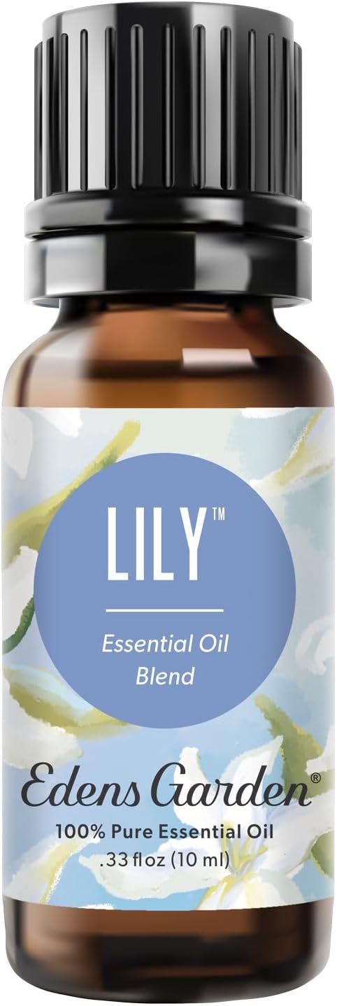 Edens Garden Lily Essential Oil Blend – 100% Pure Premium Grade, Toxin-Free Floral Oil, No Synthetics, Undiluted & Clean for Skin, DIY Soap Making, Perfume, Home & Car Diffusers 10 ml (.33 fl oz) - Bloomnest