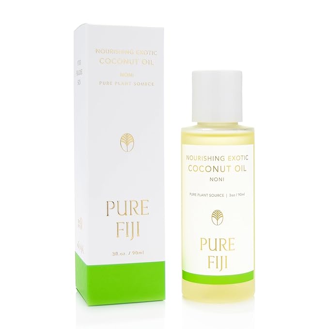 PURE FIJI Travel Size Nourishing Exotic Coconut Oil, Noni (3oz/90ml)