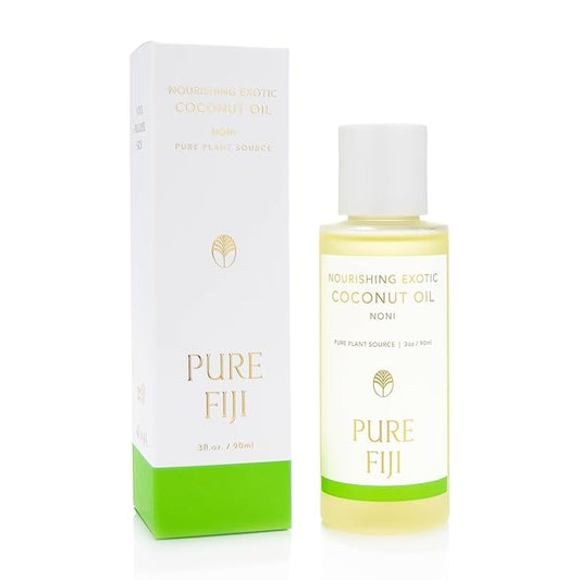 PURE FIJI Travel Size Nourishing Exotic Coconut Oil, Noni (3oz/90ml)