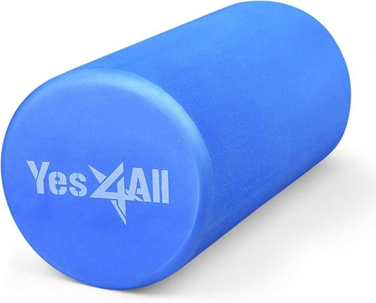 Yes4All EVA Firm Foam Roller for Back - Round Back Roller for Exercise, Yoga & Pilates 12/18/24/36 inch - Bloomnest