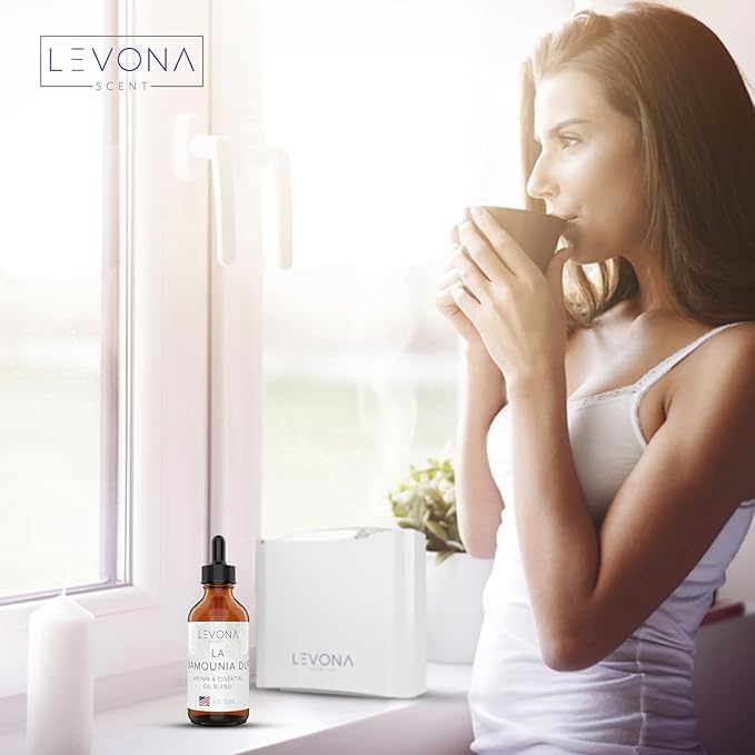 Levona Scent Essential Oils - Scents for Home, Hotel & Office Use - Perfect for Home Diffuser & Humidifiers - Aroma Fragrance Oil, Ideal for Massage, Relaxation, and Spa - La Mamounia Dup, 120ml LEVONASCENT
