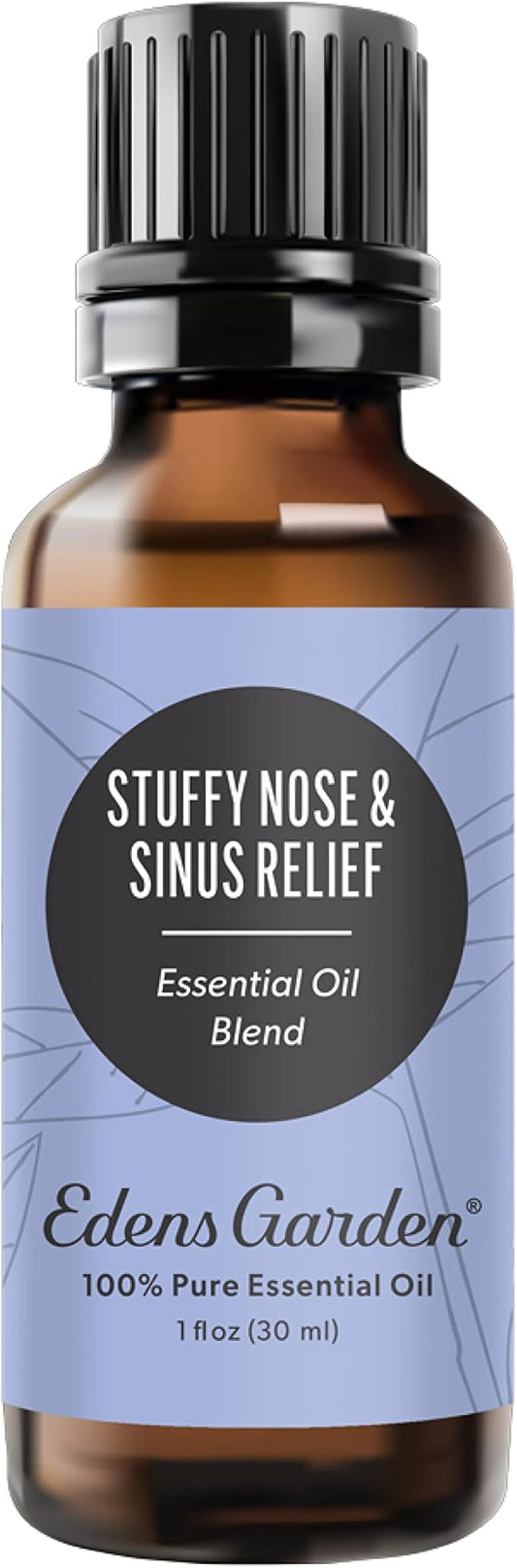 Edens Garden Stuffy Nose & Sinus Relief Essential Oil Blend- 100% Pure Premium Grade, Undiluted, Natural, Therapeutic, Aromatherapy, The Best for Skin, Face, Humidifiers 30 ml (1 fl oz) - Bloomnest