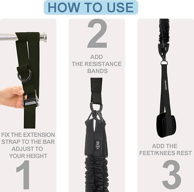 Pull Up Assistance Bands, Adjustable Heavy Duty Assisted Bands for Pull Ups - Bloomnest