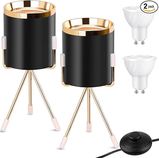 Spot Lights Indoor Floor Lamp, 6W Uplighting Indoor, Floor Can Lights for Plants Pictures Corner Ambient Lighting, 2 Pack - Bloomnest