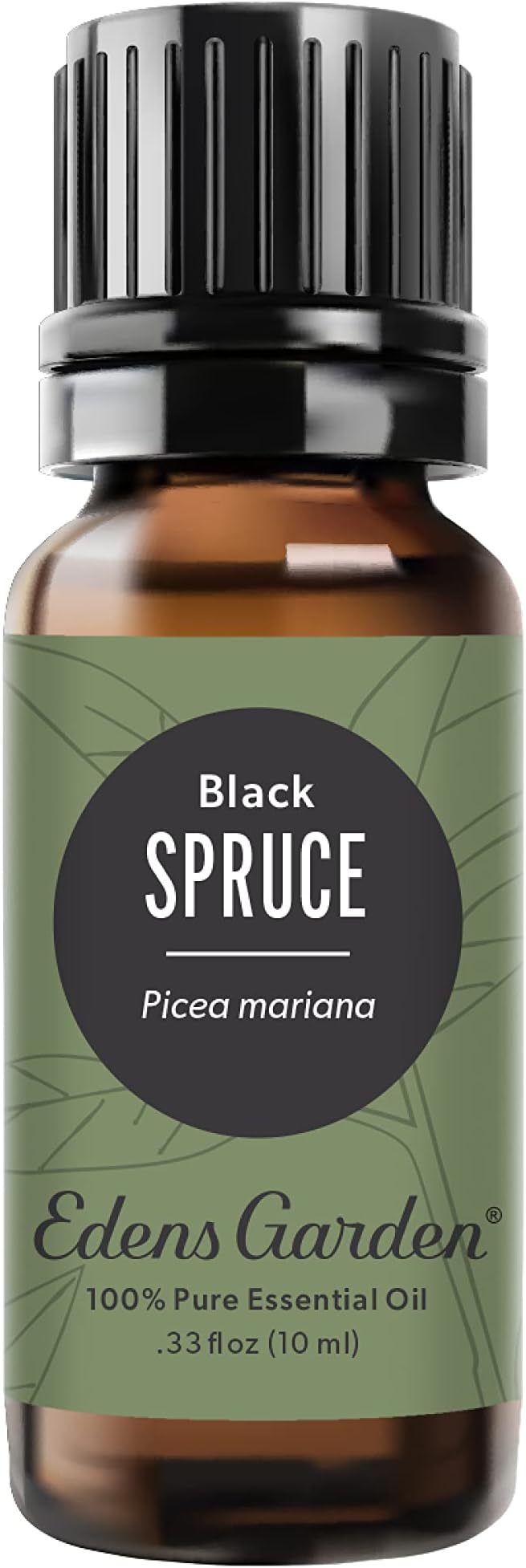 Edens Garden Spruce- Black Essential Oil- 100% Pure Premium Grade, Undiluted, Natural, Therapeutic, Aromatherapy, The Best for Diffuser, Skin, Candle, Humidifiers 10 ml (.33 fl oz) - Bloomnest