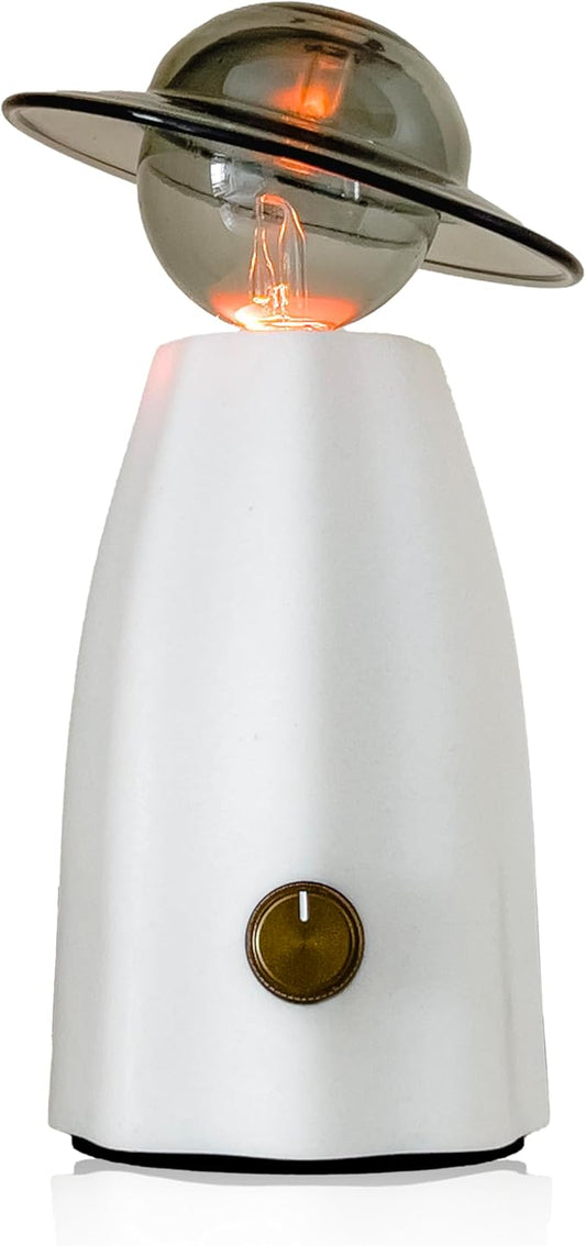 Scarecrow Waterless Essential Oil Diffuser Glass Nebulizing Diffuser for Large Room Wireless Portable Rechargeable Aroma Diffuser Glass Aromatherapy Diffuser for Home Office Yoga Spa Gift of Fragrance CHEZARTEMIS