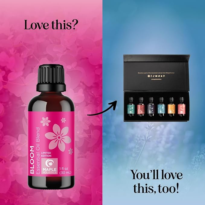 Floral Essential Oil Blend for Diffuser - Flower Essential Oil for Diffusers Baths Candles Soaps & DIYs with Pure Undiluted Jasmine Chamomile Geranium & More - Sweet Uplifting Aromatherapy Blend - Bloomnest