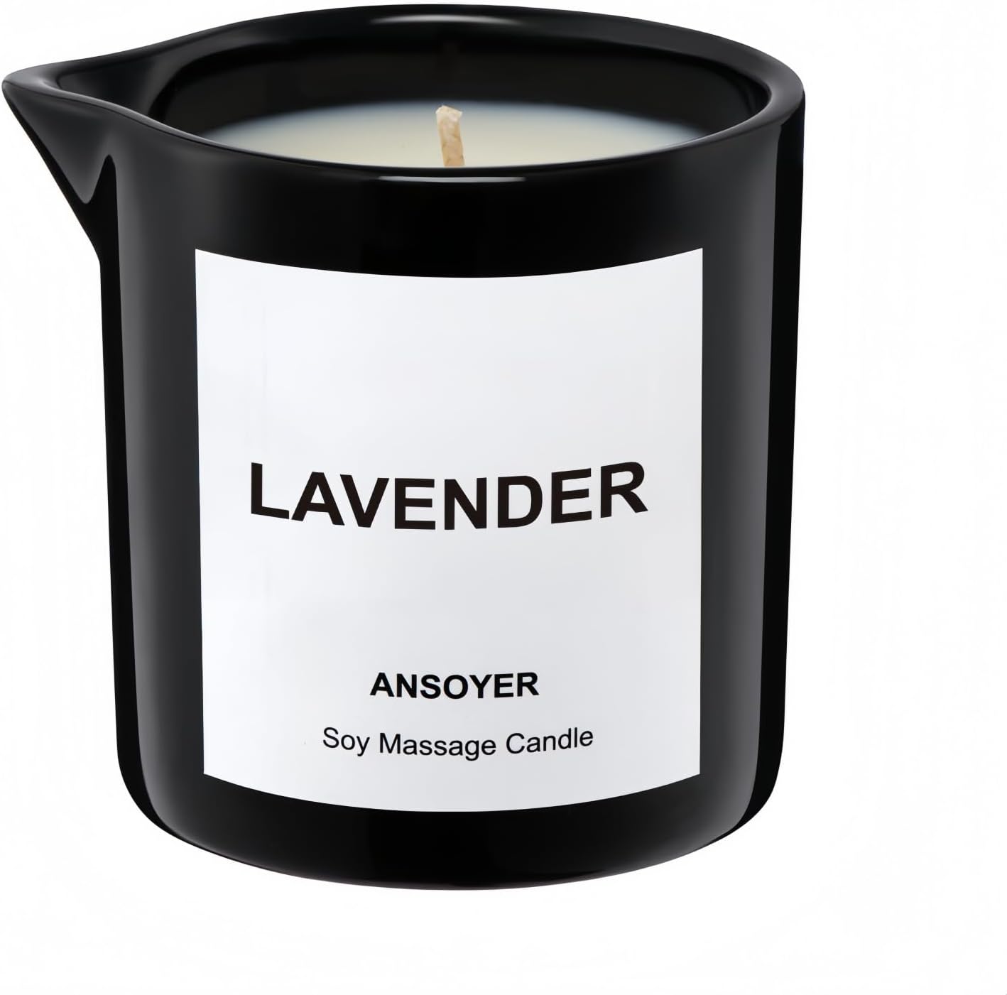 Massage Oil Candle, Ultra Hydrating Body Care with Soybean Oil, Body Oil Candle, 8.1oz, Amazing Gift (Lavender)