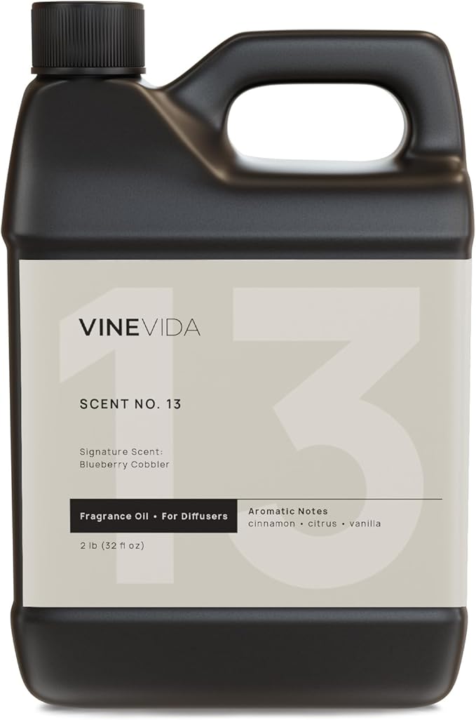 VINEVIDA [32 Fl Oz] Blueberry Cobbler Fragrance Oil for Cold Air Diffusers, Essential Oils for Diffuser Oil Refill & Air Freshener Room Spray - Bloomnest