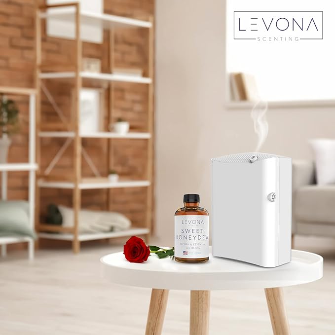 Levona Scent Oil Diffuser Essential Oils: Essential Oils Home Luxury Scents - Sweet Honeydew Essential Oil - Sweet & Fresh Notes of Nectarine and Floral Rose Essential Oil - 500 Ml Fragrance Oils - Bloomnest