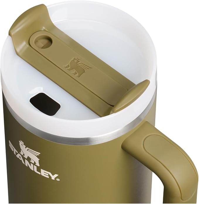 Stanley Quencher H2.0 Tumbler with Handle and Straw 40 oz | Flowstate 3-Position Lid | Cup Holder Compatible for Travel | Insulated Stainless Steel Cup | BPA-Free | Exclusive Thyme