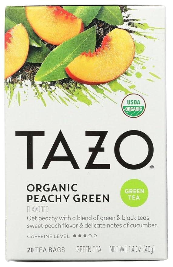 TAZO Tea Bags, Green Tea, Organic Zen, Green Ginger & Peachy Green (1ea) (Variety Pack) - Bloomnest