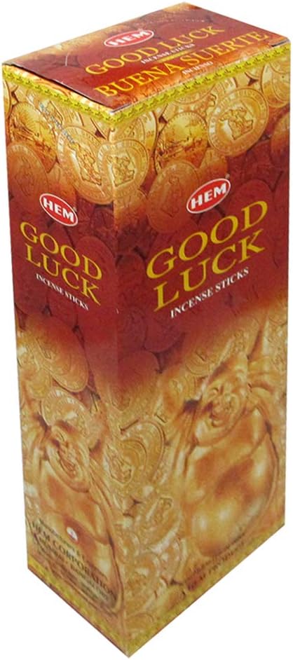 Good Luck Incense Sticks and Incense Stick Holder Bundle Insence Insense Hem Incense Sticks
