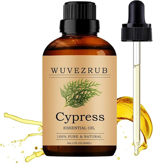 Cypress Essential Oils, 60ML Pure and Natural Essential Oil for Aromatherapy Diffuser - Cypress /2 Fl Oz - Bloomnest