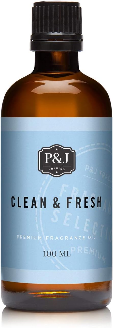 P&J Fragrance Oil | Clean & Fresh Oil 100ml - Candle Scents for Candle Making, Freshie, Soap Making Supplies, Diffuser Oil Scents - Bloomnest