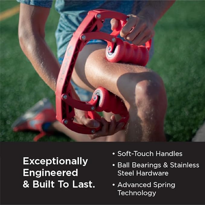 ROLL Recovery R8 (Lava Red) - Deep Tissue Massage Roller - Bloomnest