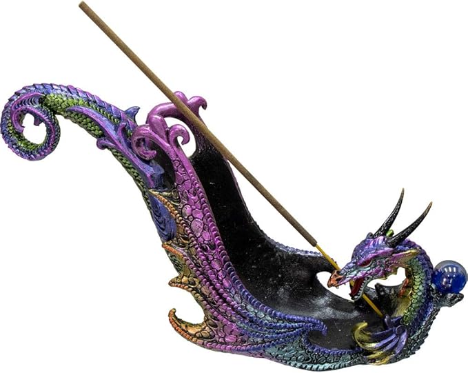 Dragon with Sphere Incense Holder - Bloomnest
