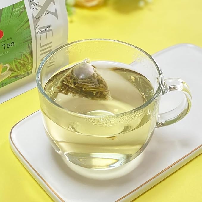 XIEJINJI Rosemary Tea, 40 Tea Bags – Pure Natural Rosemary Leaves for Digestive Support & Improved Circulation, Antioxidant-Rich, Caffeine-Free, Eco-Conscious Tea Bags - Bloomnest