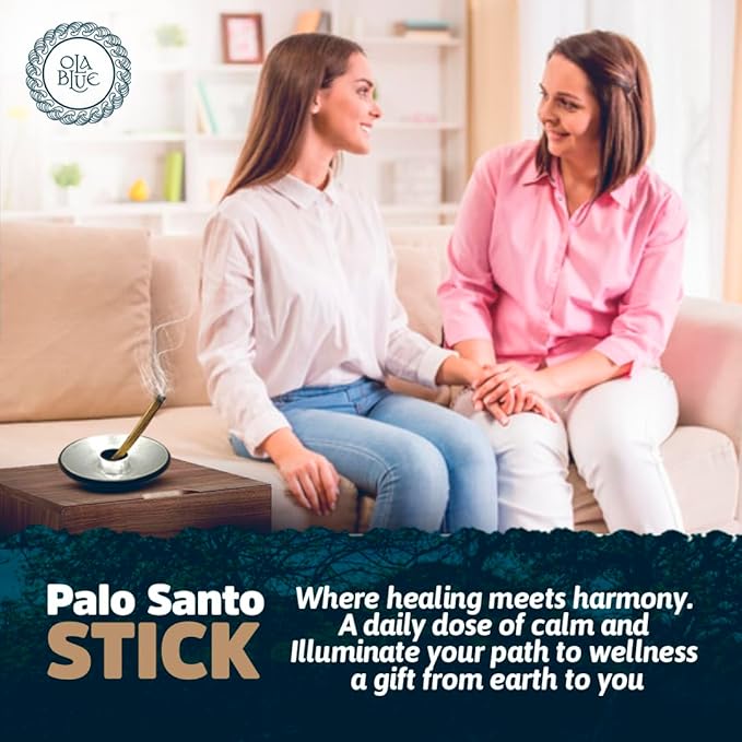Palo Santo Smudging Sticks – 24 Pack (8 oz / 220 g) | Natural Palo Santo Incense Sticks from Peru | Resin-Rich Aromatic Sticks for Smudging & Meditation OLABLUE