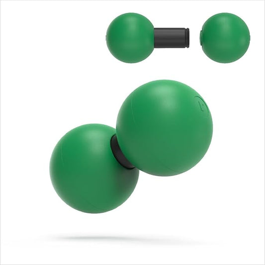 Rodo 2-in-1 Medium Peanut & Lacrosse Ball Roller | Deep Tissue Massage Tool for Fascia, Plantar Fasciitis, HIPS & Back | Mobility & Recovery Roller | Compact, Travel-Friendly, Pilates, Therapy Ready - Bloomnest