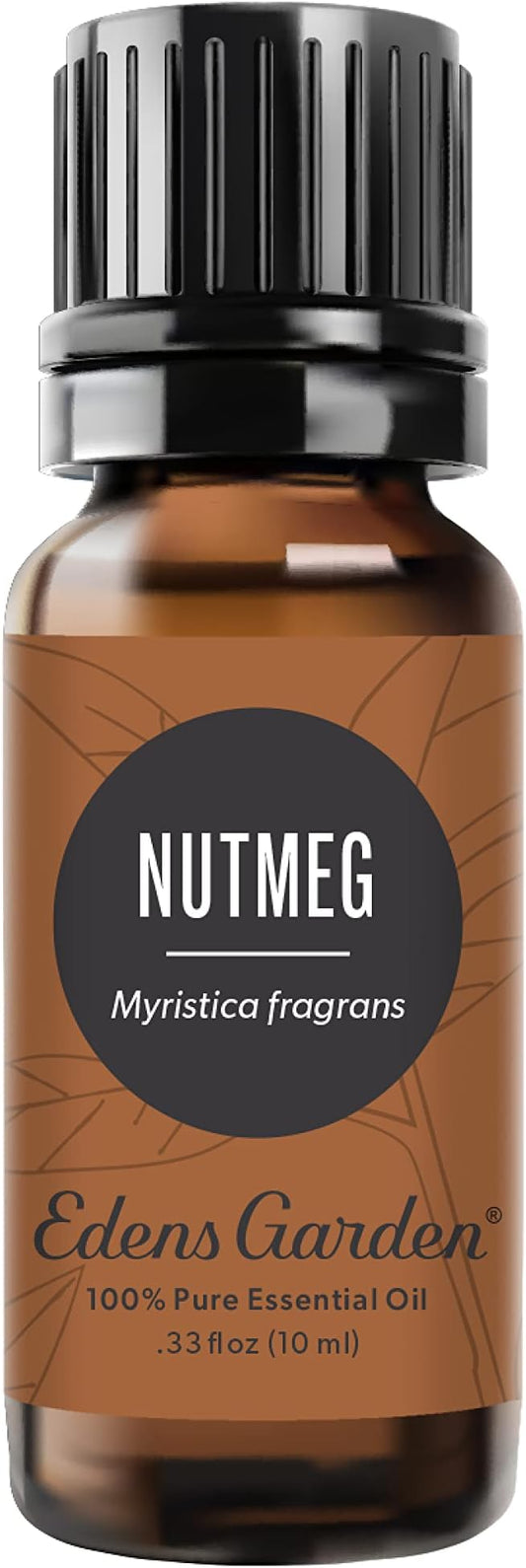 Edens Garden Nutmeg Essential Oil- 100% Pure Premium Grade, Undiluted, Natural, Therapeutic, Aromatherapy, The Best for Diffuser, Candle, Laundry, Humidifiers 10 ml (.33 fl oz) - Bloomnest