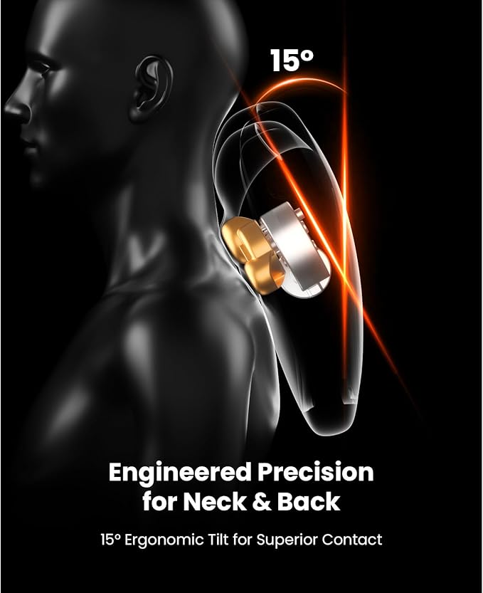 BOB AND BRAD Back Massager for Pain Relief Deep FSA ligible HSA Eligible EZBack Prime Corded Design Shiatsu Neck and Back Massager with Heat for Back,Shoulders,Body Muscle Tissue Gifts for Women Men - Bloomnest