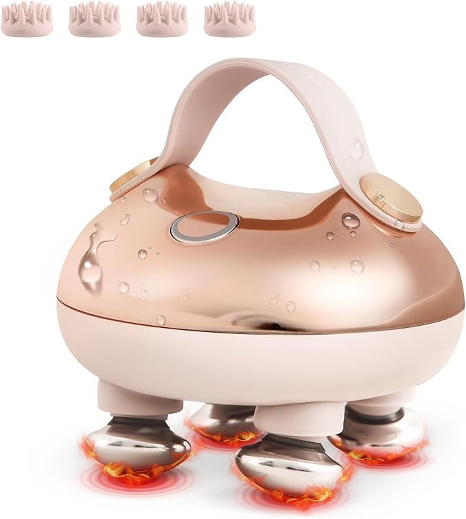 arboleaf Heated Scalp Massager Head Massager Scalp Stress Relax Hair Massager with Heat Cordless Kneading Massage Cat Massager, Gift for Mom Dad arboleaf