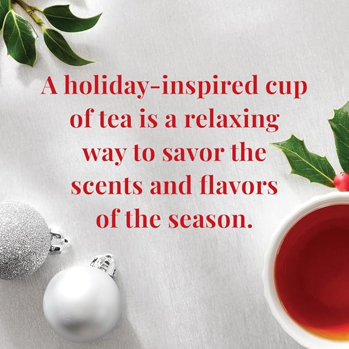 The Republic of Tea – Comfort and Joy Tea, Holiday Spice Blend, 50 Tea Bags, Naturally Caffeinated - Bloomnest