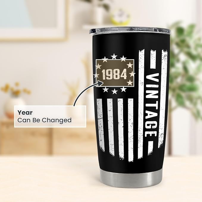 SANDJEST Tumbler for Men I’m Not Old I’m Classic 20oz 30oz Insulated Stainless Steel Coffee Cup Travel Mug Gift for Dad Grandpa Husband Father's Day Christmas Birthday - Bloomnest