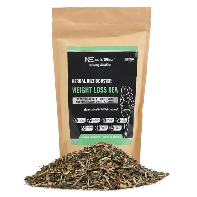 nutriEffect Weight Loss Herbal Tea | Detox & Digestion Support | Bloating Relief | Promotes Fat Reduction & Weight Management | Weight Support Blend with Natural Ingredients - Bloomnest