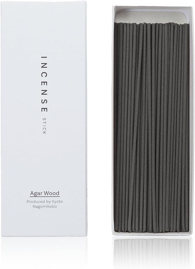 Kyoto Agarwood Incense Sticks - Japanese Temple Aroma, Ideal for Relaxation & Meditation, Approx. 60 Sticks (0.44 Pounds) - Premium Quality Incense for Spiritual & Home Use Nagomikobo - Bloomnest
