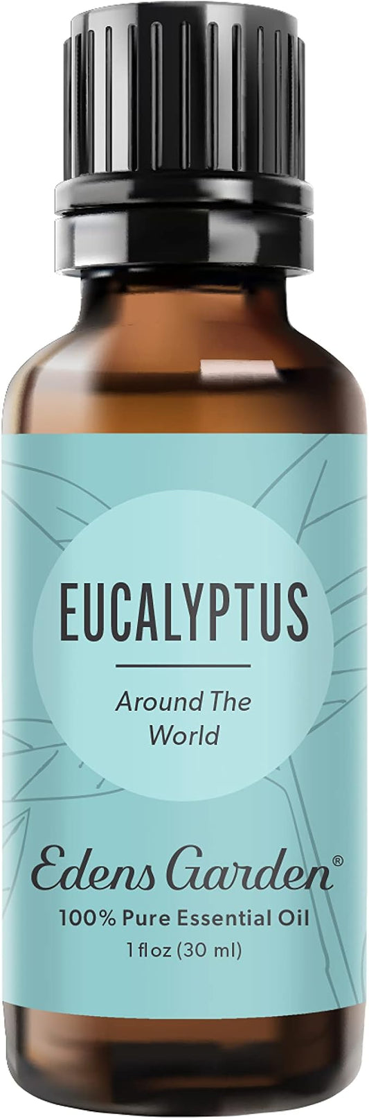 Edens Garden Eucalyptus Around The World Essential Oil- 100% Pure Premium Grade, Undiluted, Natural, Therapeutic, Aromatherapy, The Best for Diffuser, Candle, Laundry, Humidifiers 30 ml (1 fl oz) - Bloomnest