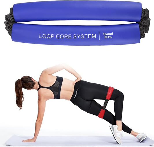 Hip & Core System, Resistance Loop to Stretch, Core Fitness Glute Workout Bands - Bloomnest