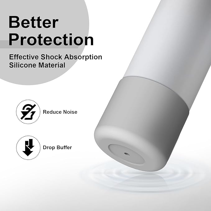 2PCS Silicone Water Bottle Boot for Owala 24oz 32oz 40oz, Anti-Slip Protective Sleeve Bottom Bumper Protector for FreeSip, Twist, and Flip Stainless Steel Water Bottles Alwenid